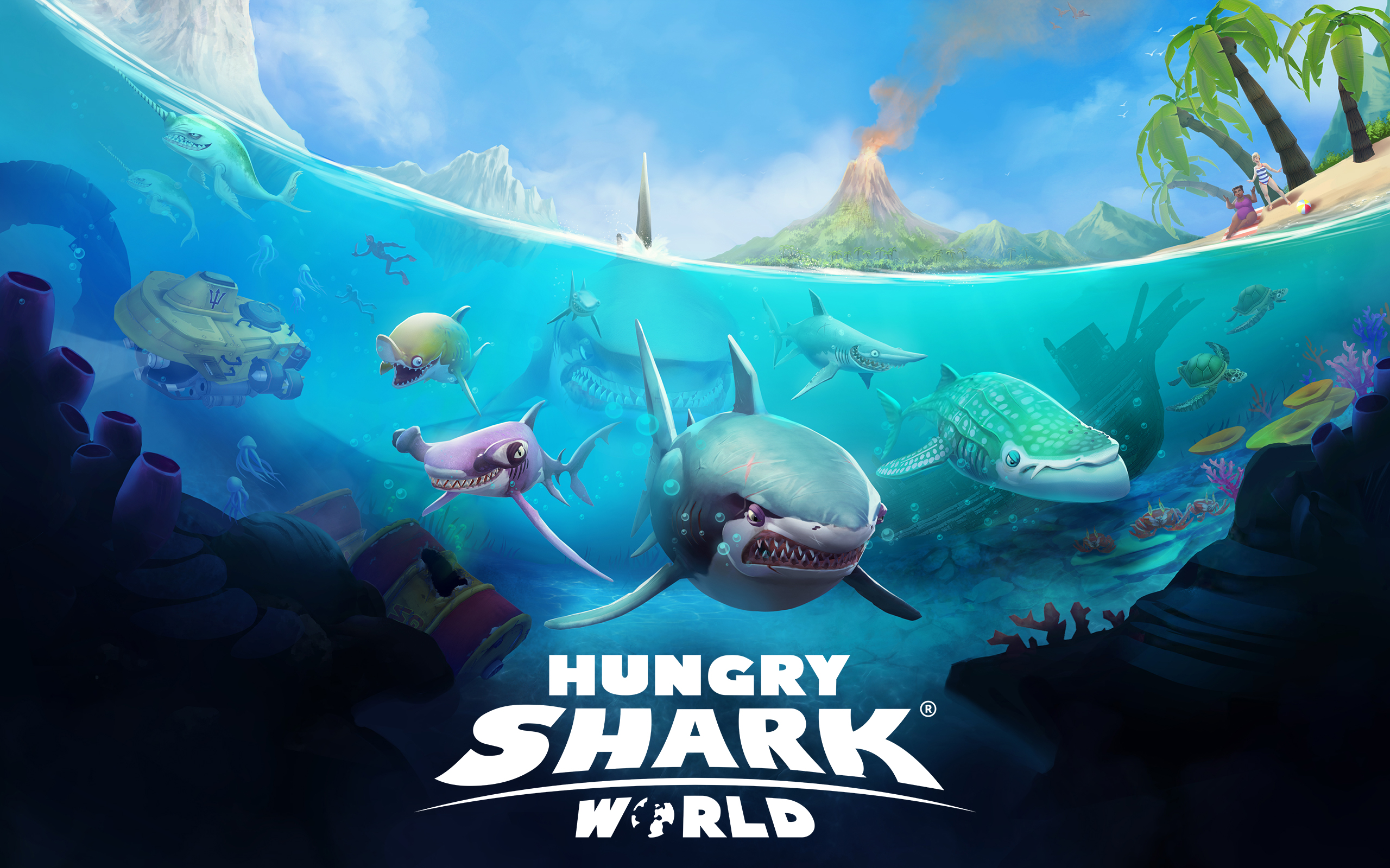 Hungry Shark World game aksi laut penuh adrenalin dan strategi